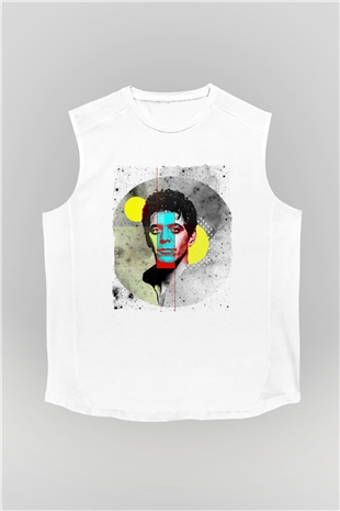 Lou Reed Beyaz Unisex Kolsuz Tişört