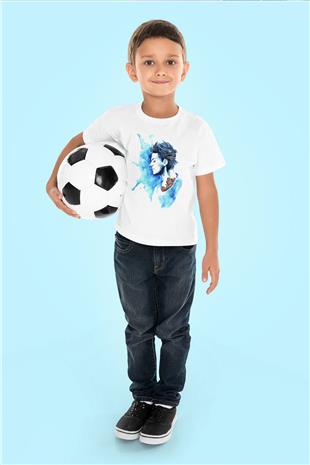 Louis Tomlinson Baskılı Beyaz Unisex Beyaz Çocuk Tişört - Tshirt
