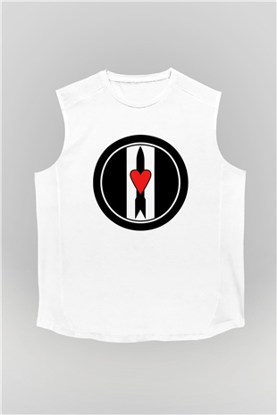 Love and Rockets Beyaz Unisex Kolsuz Tişört