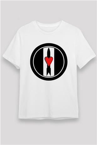 Love and Rockets Beyaz Unisex Tişört T-Shirt - TişörtFabrikası