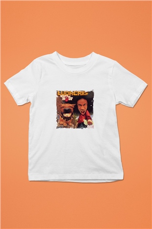 Ludacris Baskılı Unisex Beyaz Çocuk Tişört
