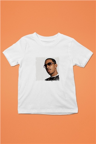Ludacris Baskılı Unisex Beyaz Çocuk Tişört