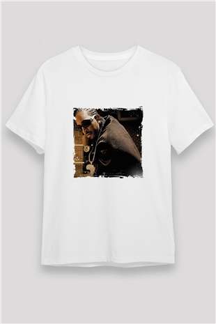 Ludacris Baskılı Unisex Beyaz Tişört