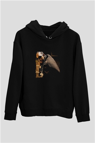 Ludacris Baskılı Unisex Siyah Hoodie