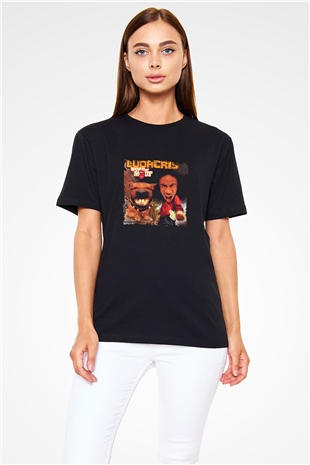 Ludacris Baskılı Unisex Siyah Tişört