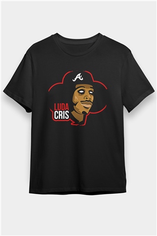 Ludacris Baskılı Unisex Siyah Tişört - Tshirt