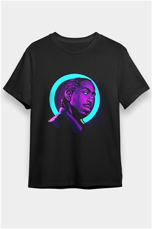 Ludacris Baskılı Unisex Siyah Tişört - Tshirt