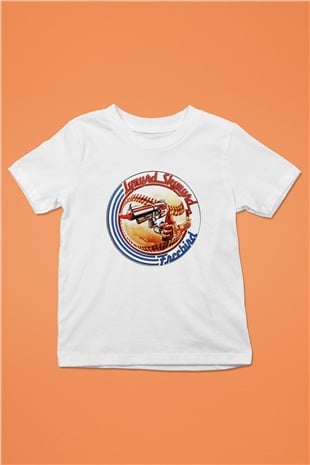 Lynyrd Skynyrd Baskılı Beyaz Unisex Çocuk Tişört