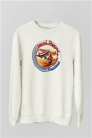 Lynyrd Skynyrd Beyaz Unisex Sweatshirt
