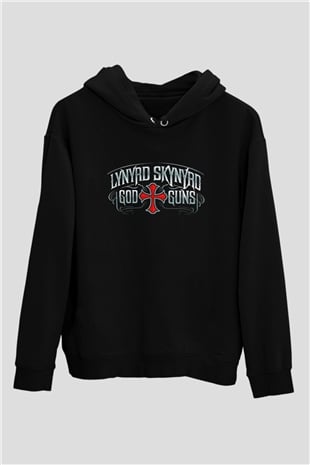 Lynyrd Skynyrd Siyah Unisex Hoodie