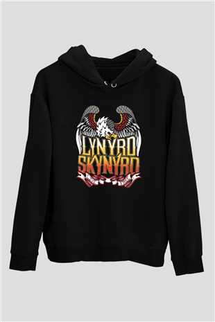 Lynyrd Skynyrd Siyah Unisex Hoodie