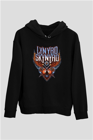 Lynyrd Skynyrd Siyah Unisex Hoodie