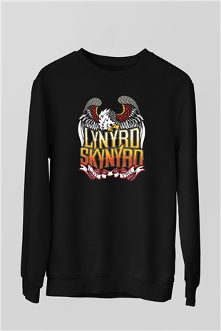 Lynyrd Skynyrd Siyah Unisex Sweatshirt