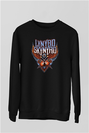 Lynyrd Skynyrd Siyah Unisex Sweatshirt