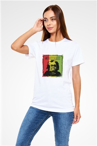 Mac Dre Baskılı Unisex Beyaz Tişört