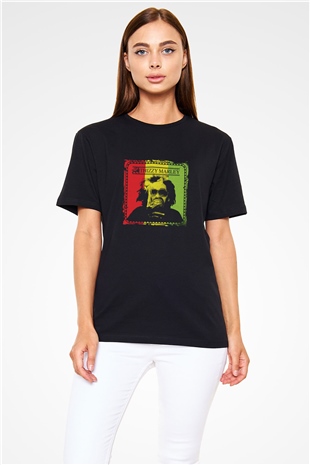 Mac Dre Baskılı Unisex Siyah Tişört