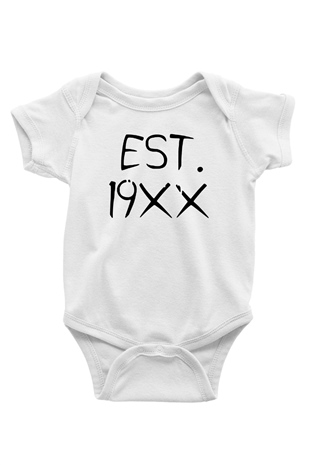 Machine Gun Kelly Baskılı Beyaz Unisex Bebek Body - Zıbın