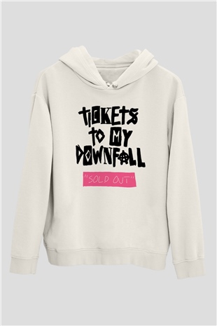 Machine Gun Kelly Beyaz Unisex Kapüşonlu Sweatshirt