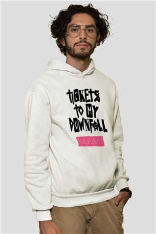 Machine Gun Kelly Beyaz Unisex Kapüşonlu Sweatshirt