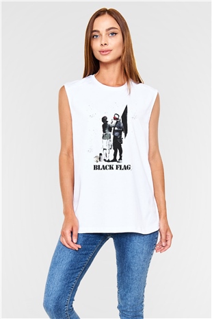 Machine Gun Kelly Beyaz Unisex Kolsuz Tişört