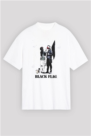 Machine Gun Kelly Beyaz Unisex Oversize Tişört T-Shirt
