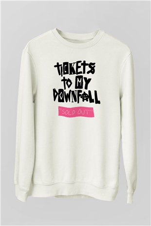 Machine Gun Kelly Beyaz Unisex Sweatshirt