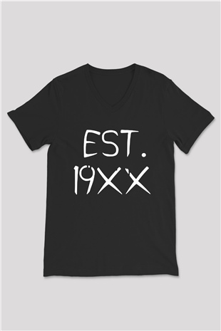 Machine Gun Kelly Siyah Unisex V Yaka Tişört T-Shirt