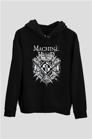 Machine Head Siyah Unisex Hoodie