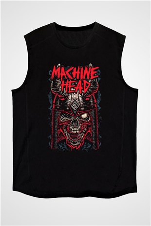 Machine Head Siyah Unisex Kolsuz Tişört