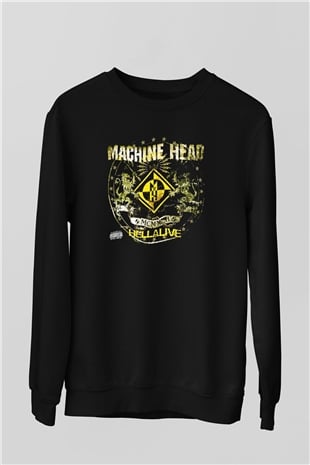 Machine Head Siyah Unisex Sweatshirt