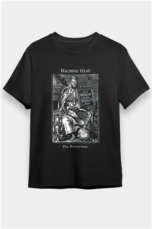 Machine Head Siyah Unisex Tişört T-Shirt - TişörtFabrikası