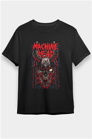 Machine Head Siyah Unisex Tişört T-Shirt - TişörtFabrikası