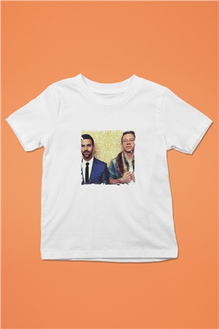 Macklemore Baskılı Unisex Beyaz Çocuk Tişört