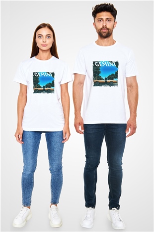 Macklemore Baskılı Unisex Beyaz Tişört