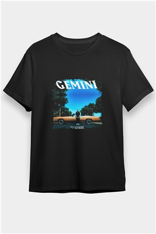 Macklemore Baskılı Unisex Siyah Tişört