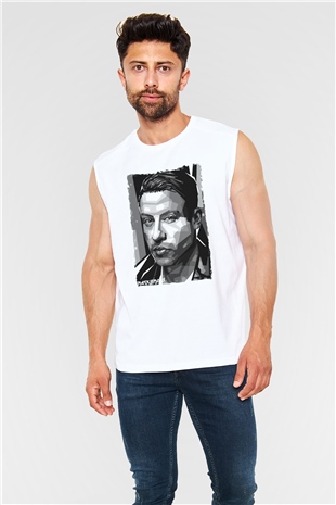 Macklemore Beyaz Unisex Kolsuz Tişört