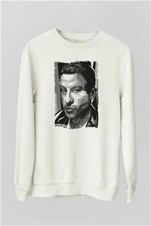 Macklemore Beyaz Unisex Sweatshirt