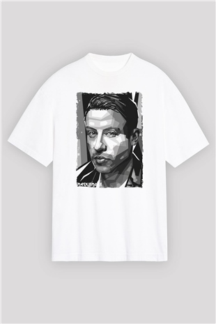 Macklemore Beyaz Oversize Tişört Oversize T-shirt - TişörtFabrikası