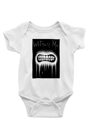 Mad Max Baskılı Beyaz Unisex Bebek Body - Zıbın
