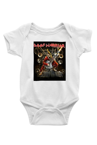 Mad Max Baskılı Beyaz Unisex Bebek Body - Zıbın