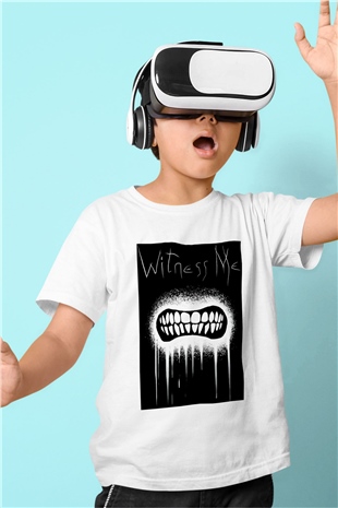 Mad Max Baskılı Beyaz Unisex Çocuk Tişört
