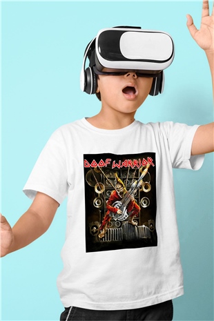 Mad Max Baskılı Beyaz Unisex Çocuk Tişört
