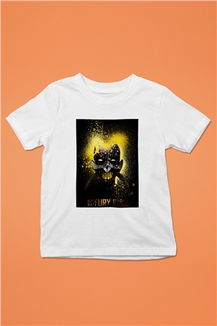 Mad Max Baskılı Beyaz Unisex Çocuk Tişört
