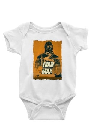 Mad Max Beyaz Bebek Body - Zıbın