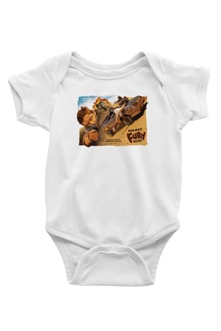 Mad Max Beyaz Bebek Body - Zıbın