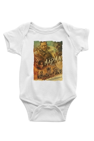 Mad Max Beyaz Bebek Body - Zıbın