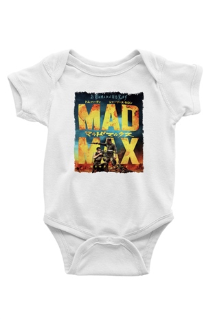 Mad Max Beyaz Bebek Body - Zıbın