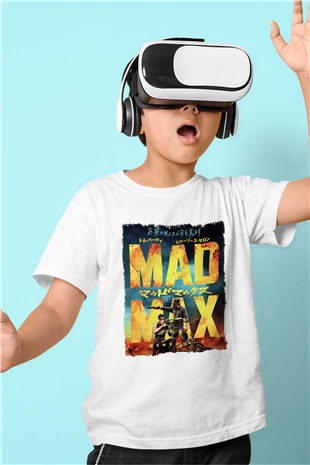 Mad Max Beyaz Unisex Çocuk Tişört