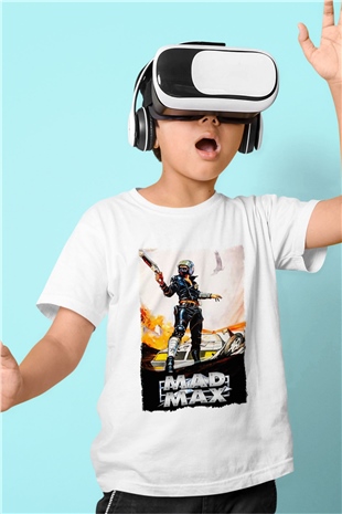 Mad Max Beyaz Unisex Çocuk Tişört