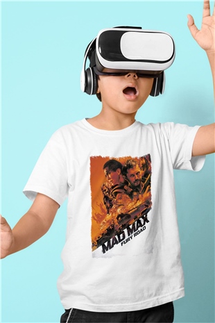 Mad Max Beyaz Unisex Çocuk Tişört